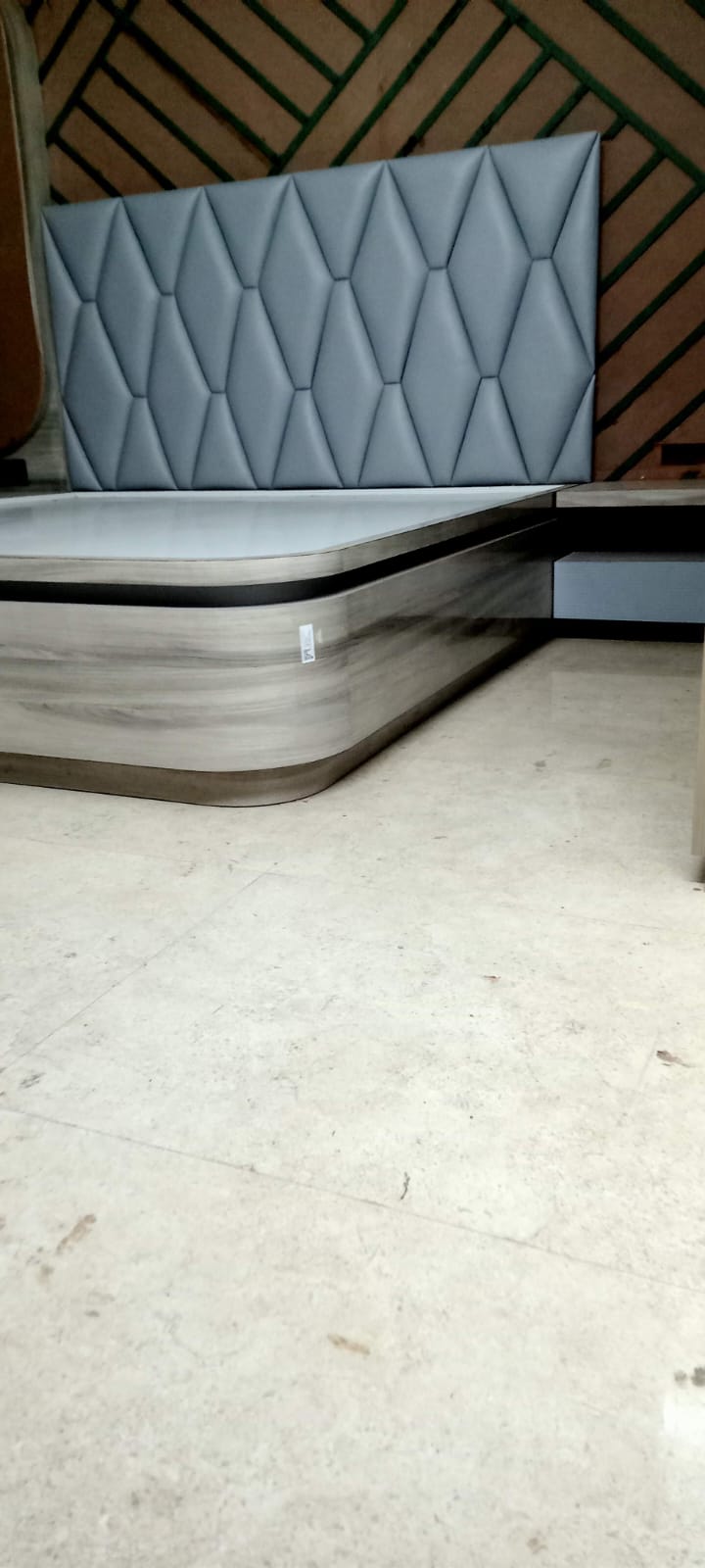 Contemporary Bedroom with Fluted Wood Panelling & Full-Length Dressing Console - Execution #